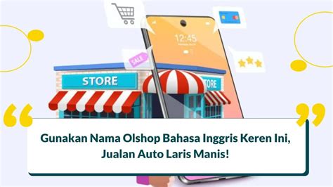 nama olshop.